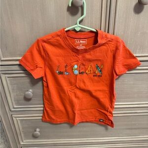 L.L. Bean Kids Orange T-Shirt